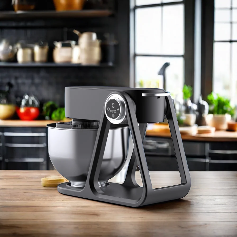 Customization 3 in 1 Triangle Design Stand Mixer Factory 6-Speed Food Mixer New Arrival Bread Dough Cake Mixer