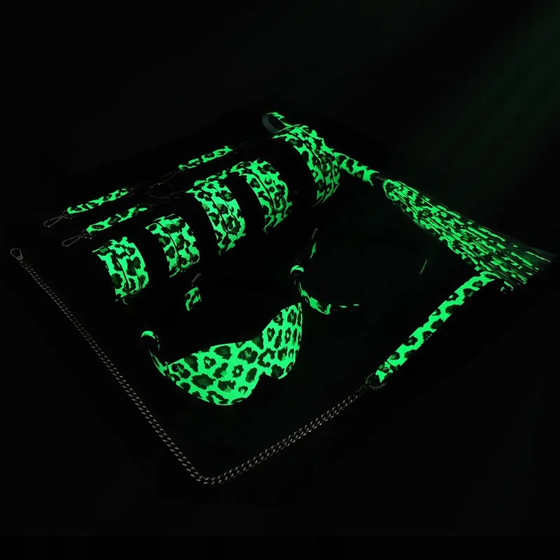 SM-12 New Trends Luminous Rope Bondage Suit Handcuffs Set Blindfold Paddle Nipple Clamps Metal Anal Plug Adult Sex Toy