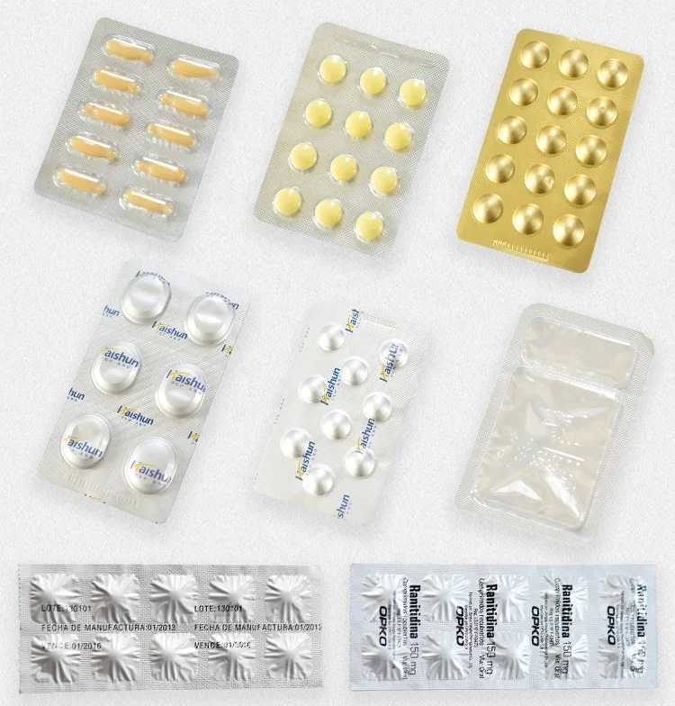 
Aluminum Foil Empty Capsule Blister Pack 