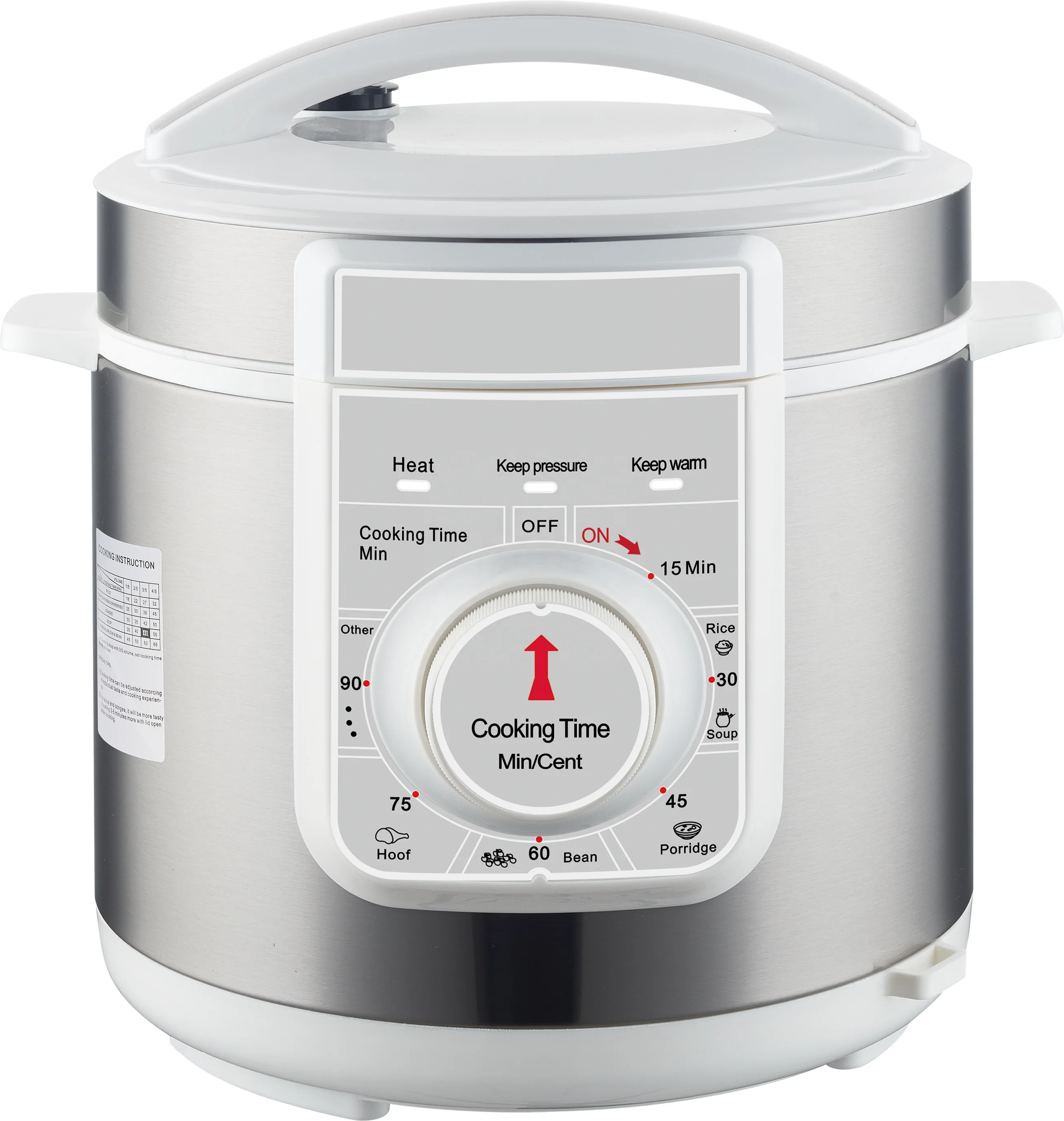 Press button control SS 410 housing body electric multi rice cooker multi functional high pressure cooker