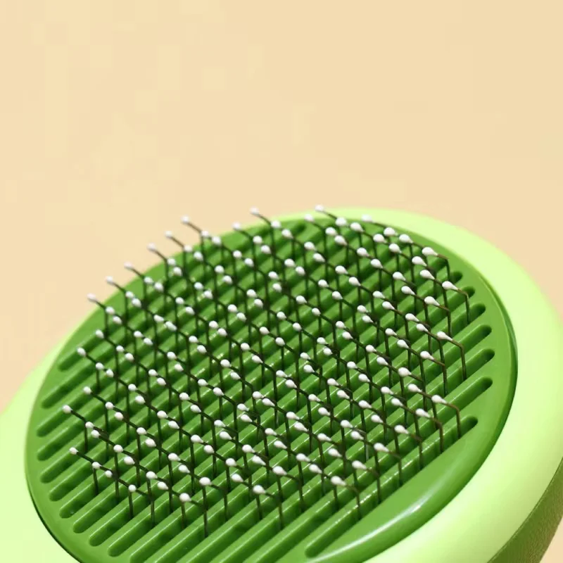 2024 Hot Selling Avocado Styling Cat Dog Beauty Cleaning Tool Pet Comb Sticky Brush