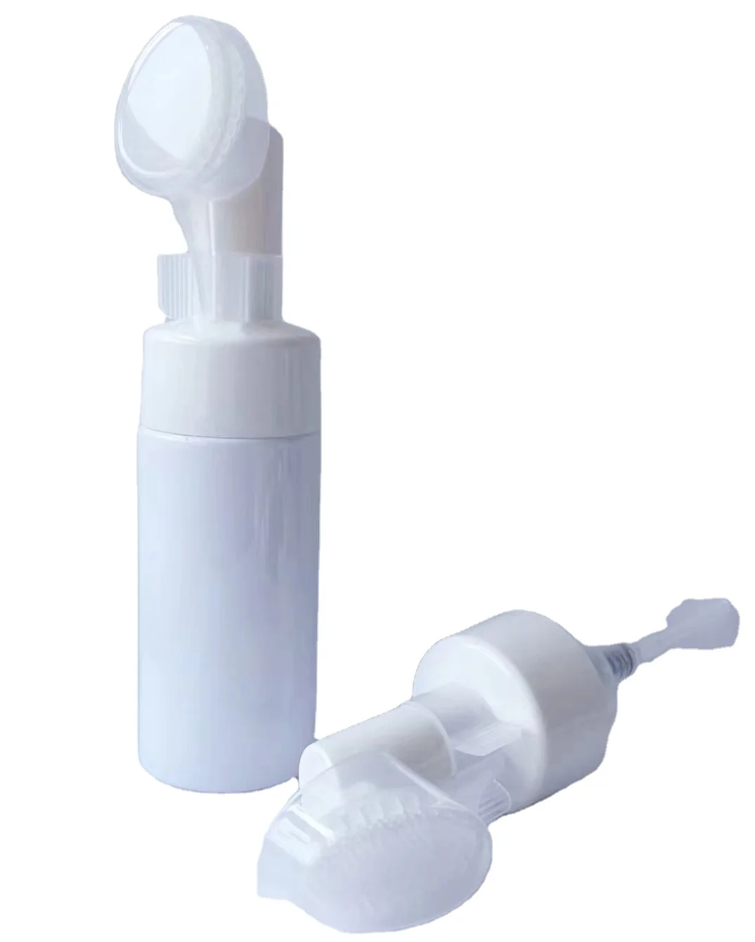 
Горячая Распродажа, пенообразователь с насосом для ухода за кожей, пустая пена для ПЭТ, бутылка для мытья лица с силиконовой щеткой 