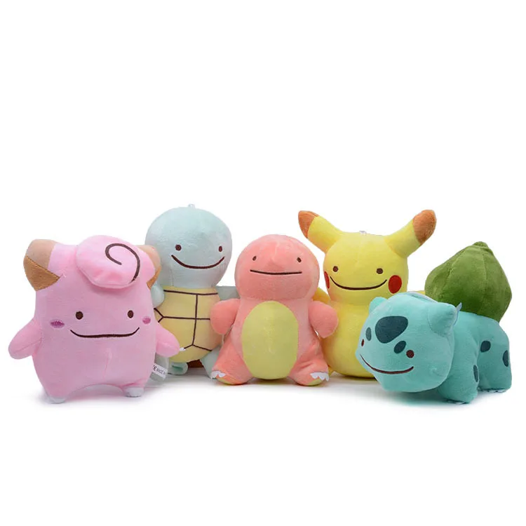 Wholesale 8 Inch Pokemon Plush Toy Pikachu Ditto Stuffed Animal Plush Toy