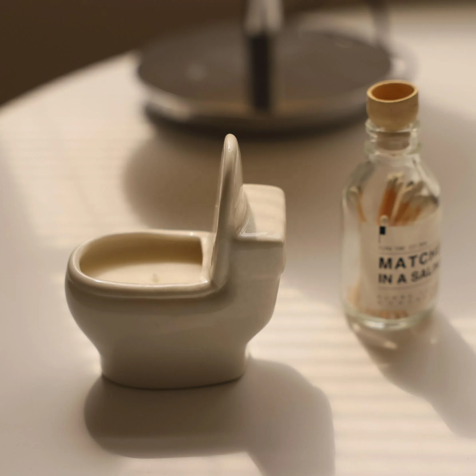 Creative Funny Toilet Modeling Customized Benediction Paraffin Wax Handmade Decorations Fragrance Aromatherapy Scented Candles