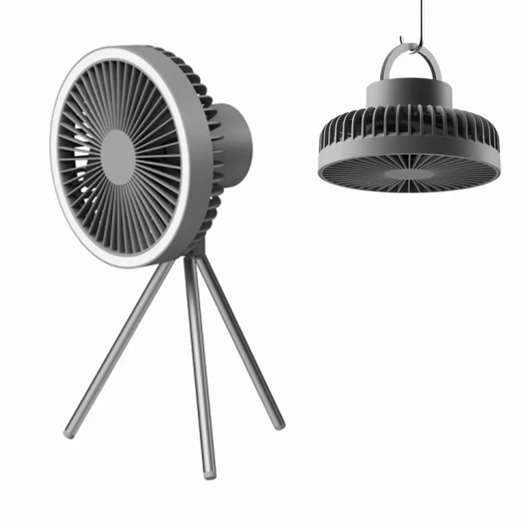 Штатив подвесной вентилятор для кемпинга с подсветкой 10000 мАч вентилятор воздушного охлаждения и Домашний Настольный перезаряжаемый вентилятор Usb