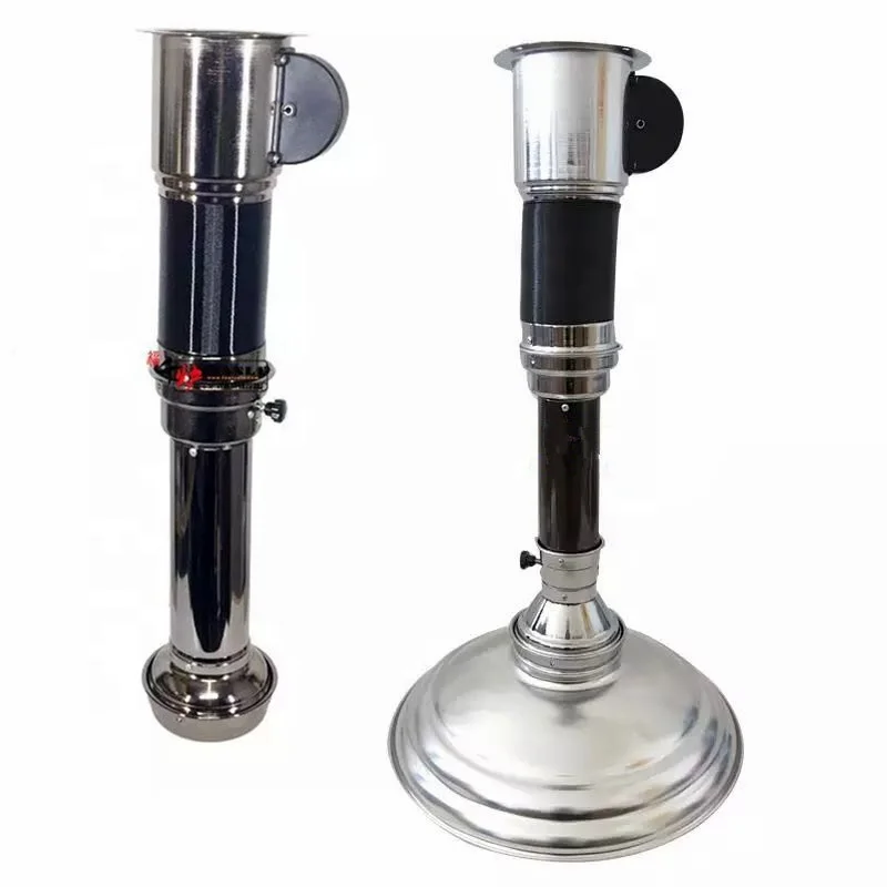 Jusheng 2300mm Korean Grill Smoke Tube Telescopic Flue Cover Exhaust Hood BBQ Smoke Pipes