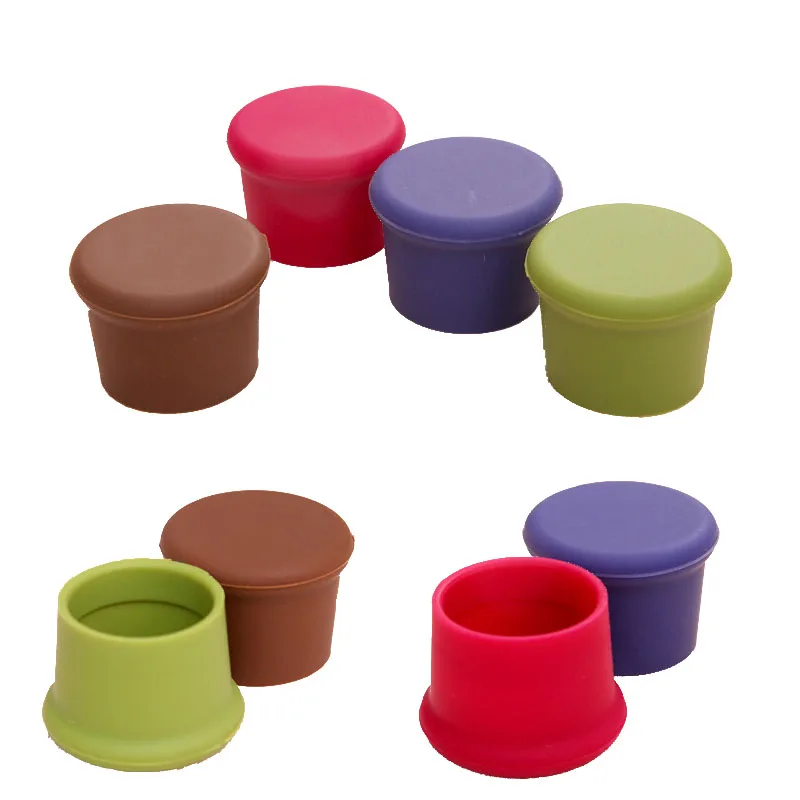Cheap Silicone Wine Stoppers Reusable Beer Bottle Cover Easy Clean Food Grade Silicone Wine Bottle Stopper