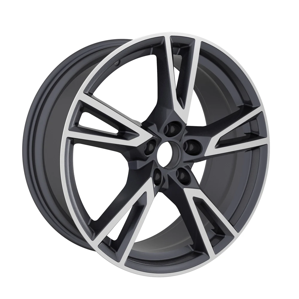 A043 Manufacturer Machined Face Rims Mags 19 Inch 5X112 Car Wheel For Audi