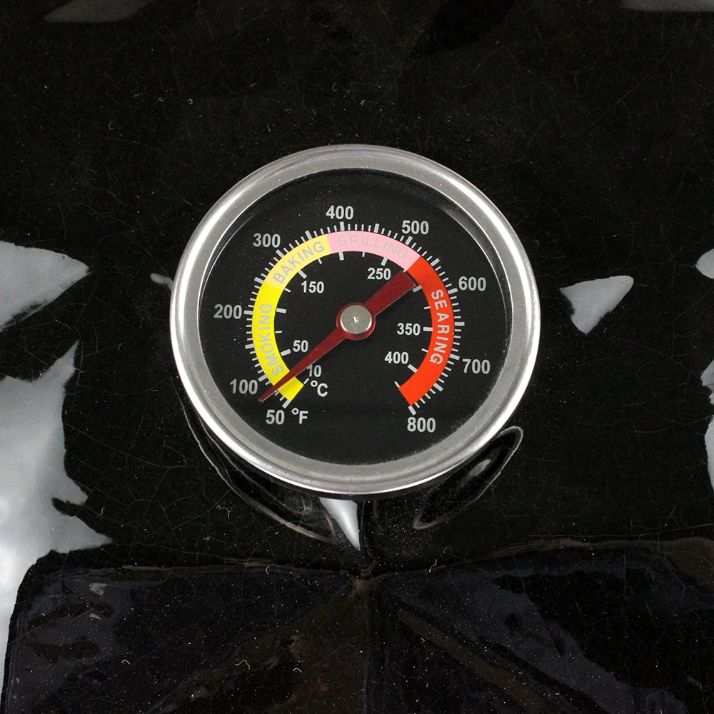 AUPLEX 22-Inch Kamado Joe Steel Pizza Barbecue Portable Indoor/Outdoor Camping Kitchen Garden Green Iron Egg BBQ Charcoal Fuel