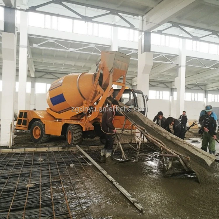 China Supply Concrete mixer Pump Car 1.8CBM Self Loading Cncrete Mixer Truck For Construction Project