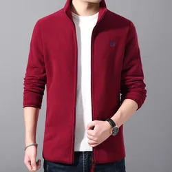 Customized Warm Comfortable zip Sherpa Jacket Winter Polyester Custom Winter Fleece Jacket Men sports winter jacket