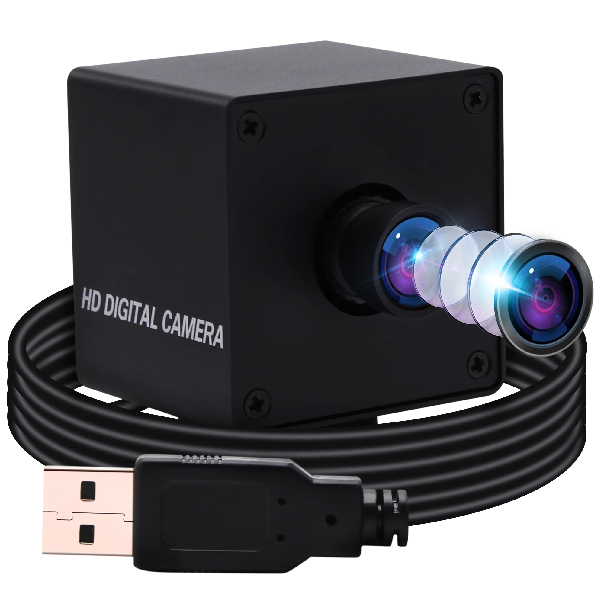 ELP 4K Webcam Web Camera Sony IMX317 Sensor 30fps Mini CCTV Conference USB Camera for PC Computer Laptop Youtube Video Recording