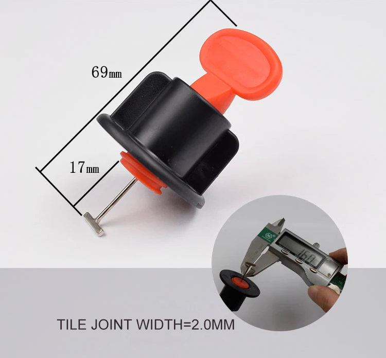 strong packing t-type siri tile leveling lippage reusable tile leveling system spacer nut-type tile levelling system clip