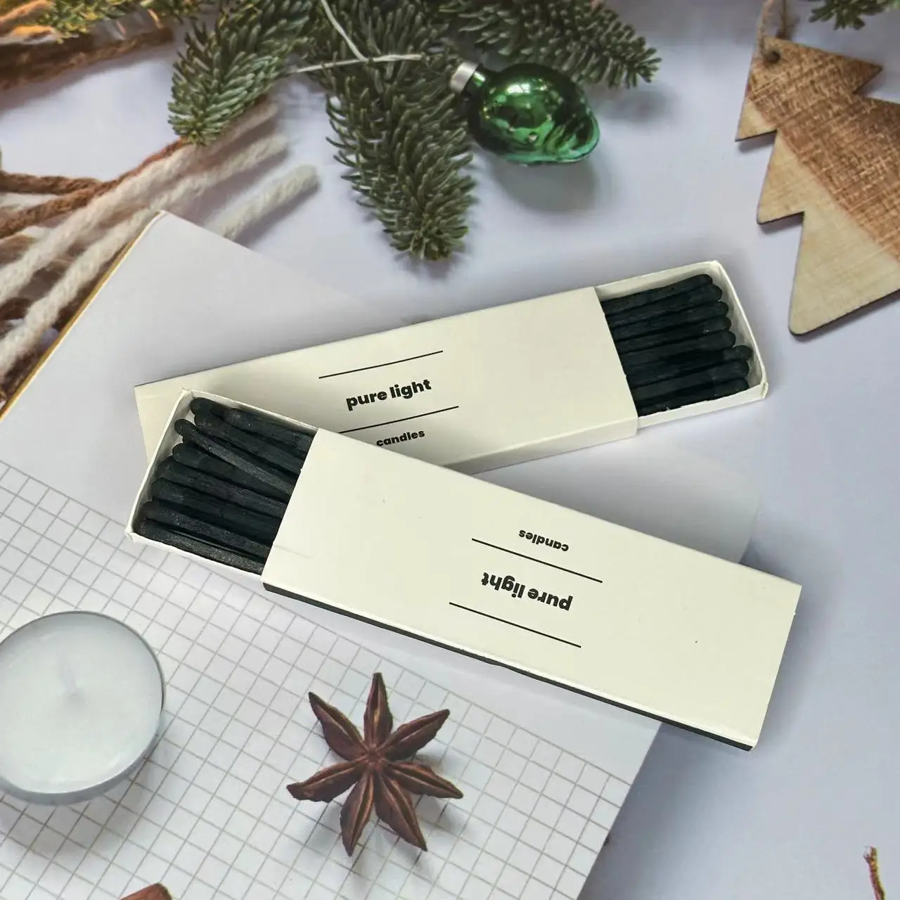RSP Factory Promotes Direct Sale of Cheap Box Matches Private Customized Logo Labels Aromatherapy Candles Safety Matches