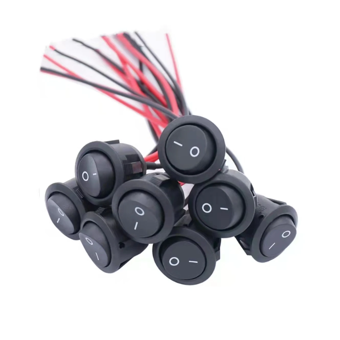 12v 20A volt led lamp rocker switch 3pin kcd1 ON OFF round rocker switch Automobile refit switch