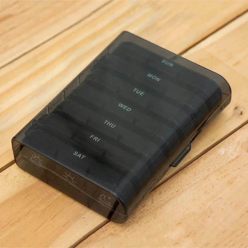 best sale 7-day medicine box pill case travel daily pill box competitive price promotional pill box with smart design