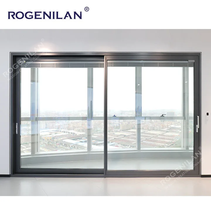 Modern auto sliding door sensor magnetic automatic sliding glass door smart glass film switchable glass aluminum door for home