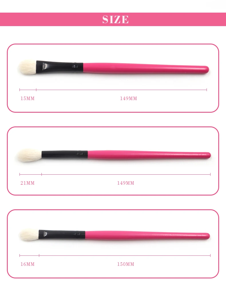 Premium Best Quality Vegan Custom Logo Cosmetic Makeup Brush Set Eyeshadow Make Up Brushes