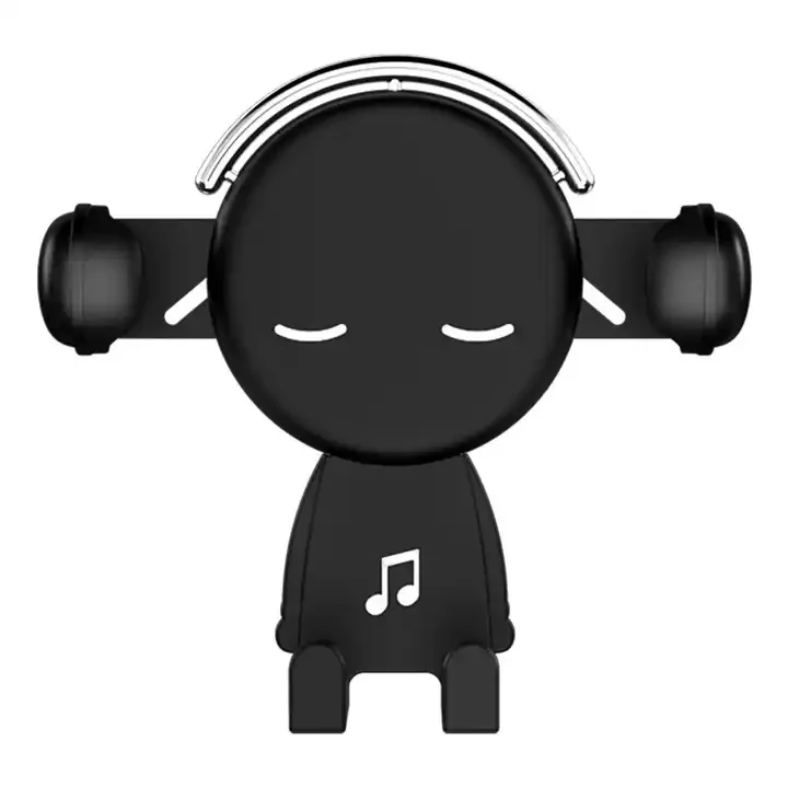 2023 Car Cell Phone Holder Air Vent Cell Phone Navigation Bracket Multi-function Car Cell Phone Gravity Anti-slip Stand