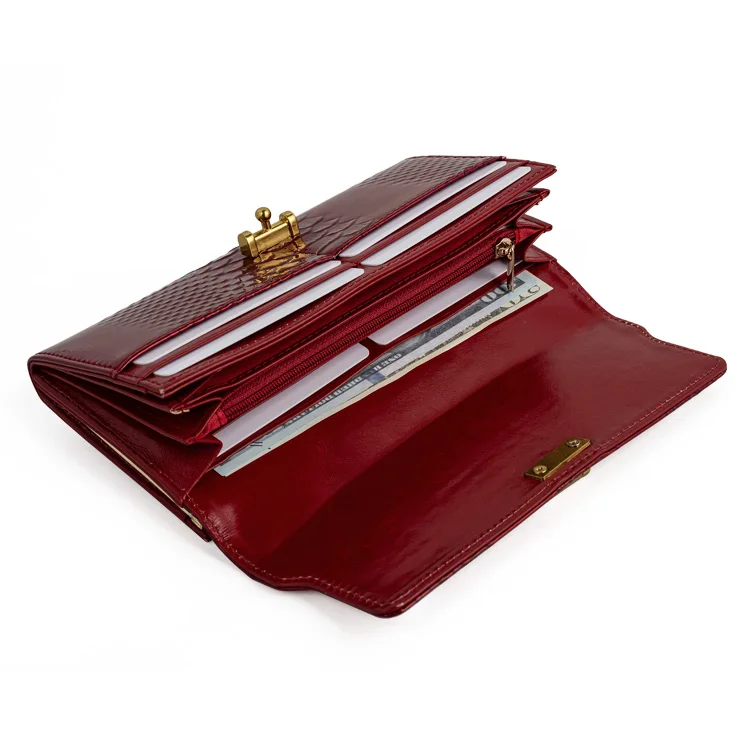 Latest Arrivals Long Style Ladies Clutch Wallet Card Coin Holder Fashion Leather Women Bifold Wallets Wholesale