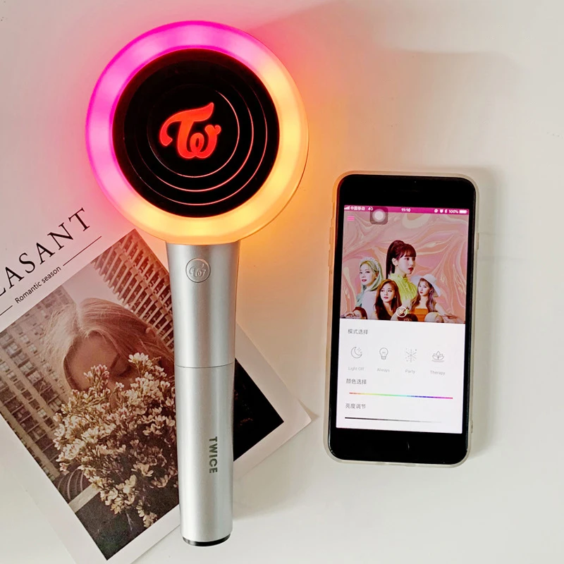 Official Same Connectable To Mobile Phone Twice Lamp Kpop Photocards Twice Lightstick
