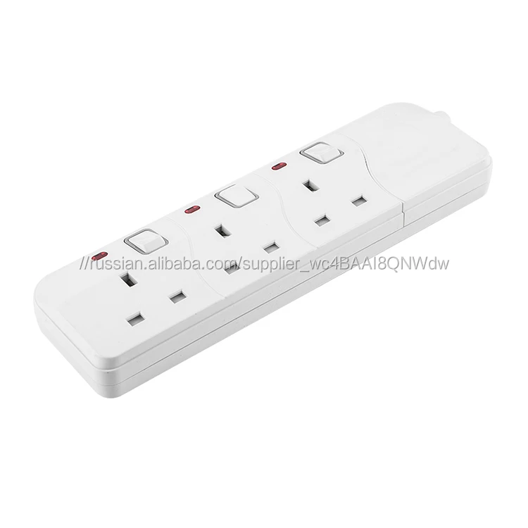 BS1363 OEM удлинительные кабели гнездо Великобритании розетка с 13A Великобритании вилки