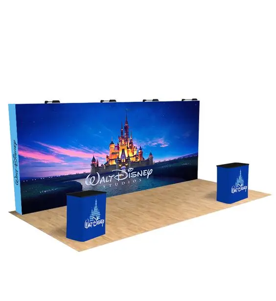 HeBang Tube Tension Fabric System of 10ft straight wall series