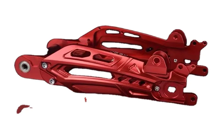 U-be electric car modified aluminum alloy CNC rear flat fork double disc brake kit