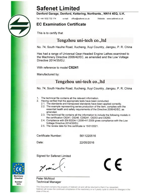 High precision&Heavy duty industrial lathe machine CD6241