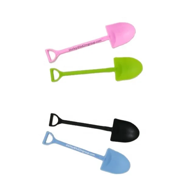 Wholesale price smaller disposable plastic colorful dessert ice cream spoons