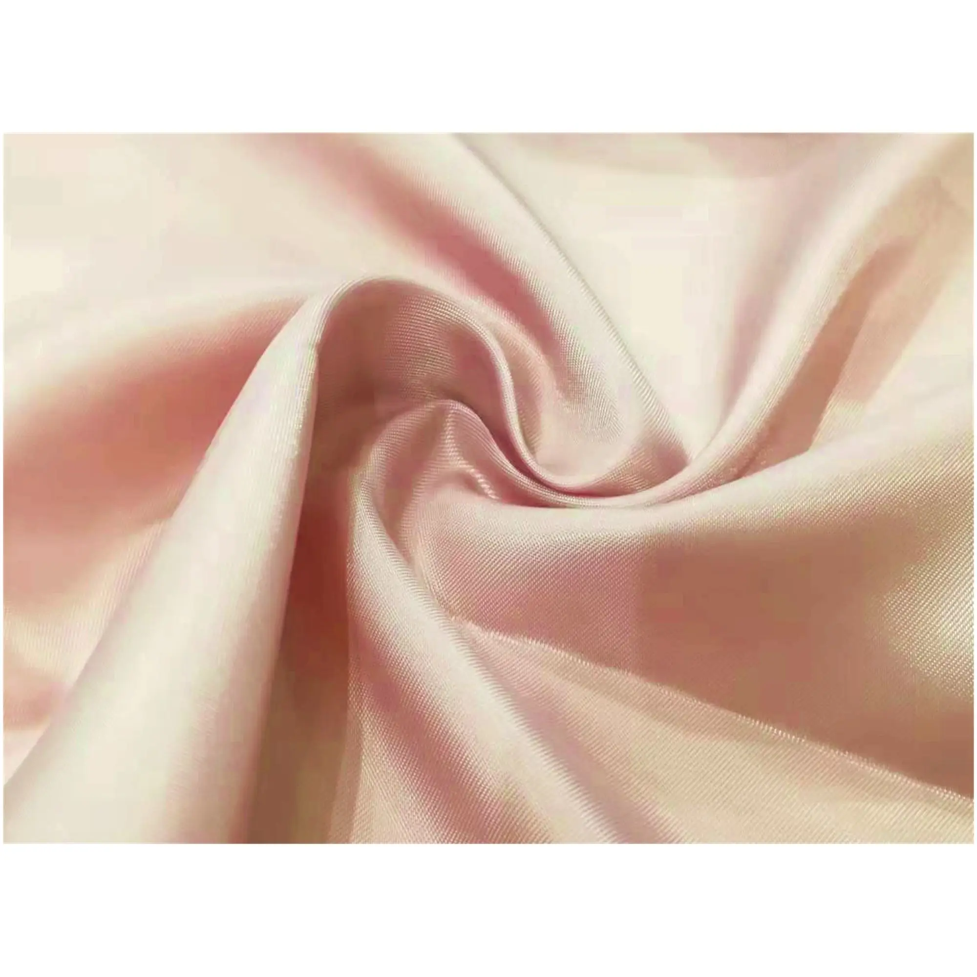 Hot Selling High-quality Soft Shiny customized colors polyester twill silk fabric