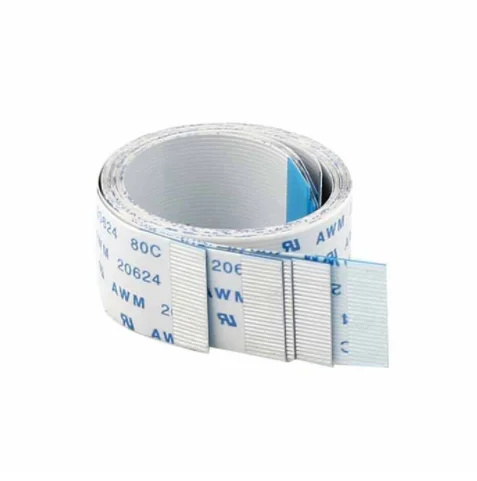 Высококачественный AWM 20624 80C 60V сине-белый плоский ленточный кабель в сборе