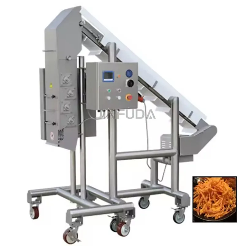 Industrial simulating hand pulling chicken cutting shredder cooked Pork chicken beef meat pulled Pork Shredding Machine