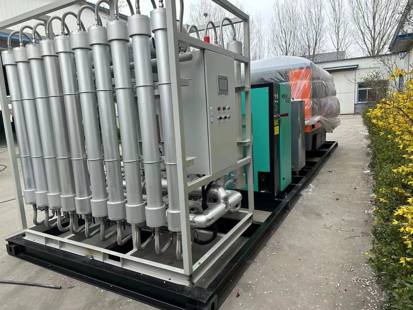 Modular Membrane Nitrogen Generator System  Maintenance Industry & Environmental Gas Generation Equipment