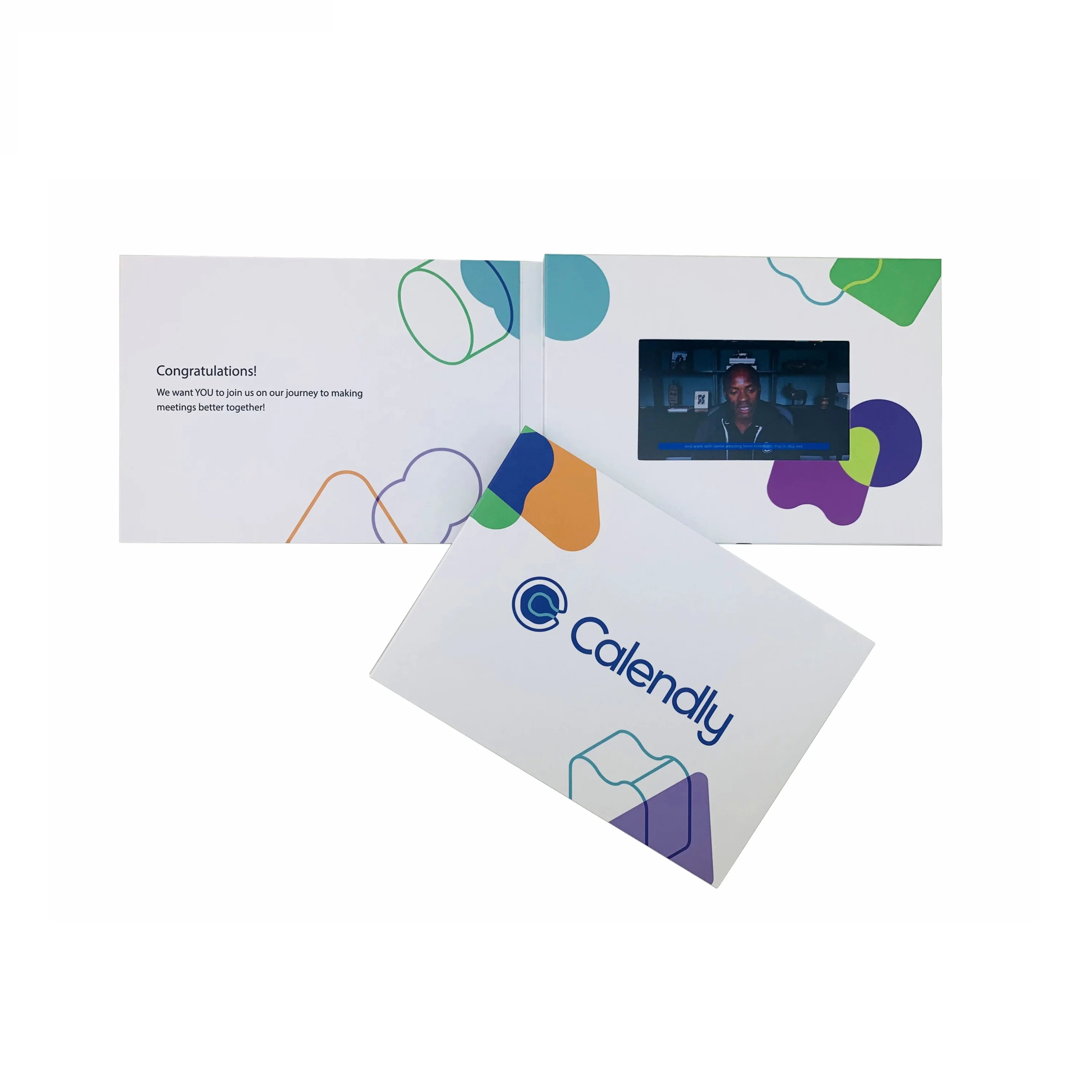 Hot Usb Digital Wedding Invitation 4.3 Inch A5 HD Lcd Mp4 Player Video Card Brochure