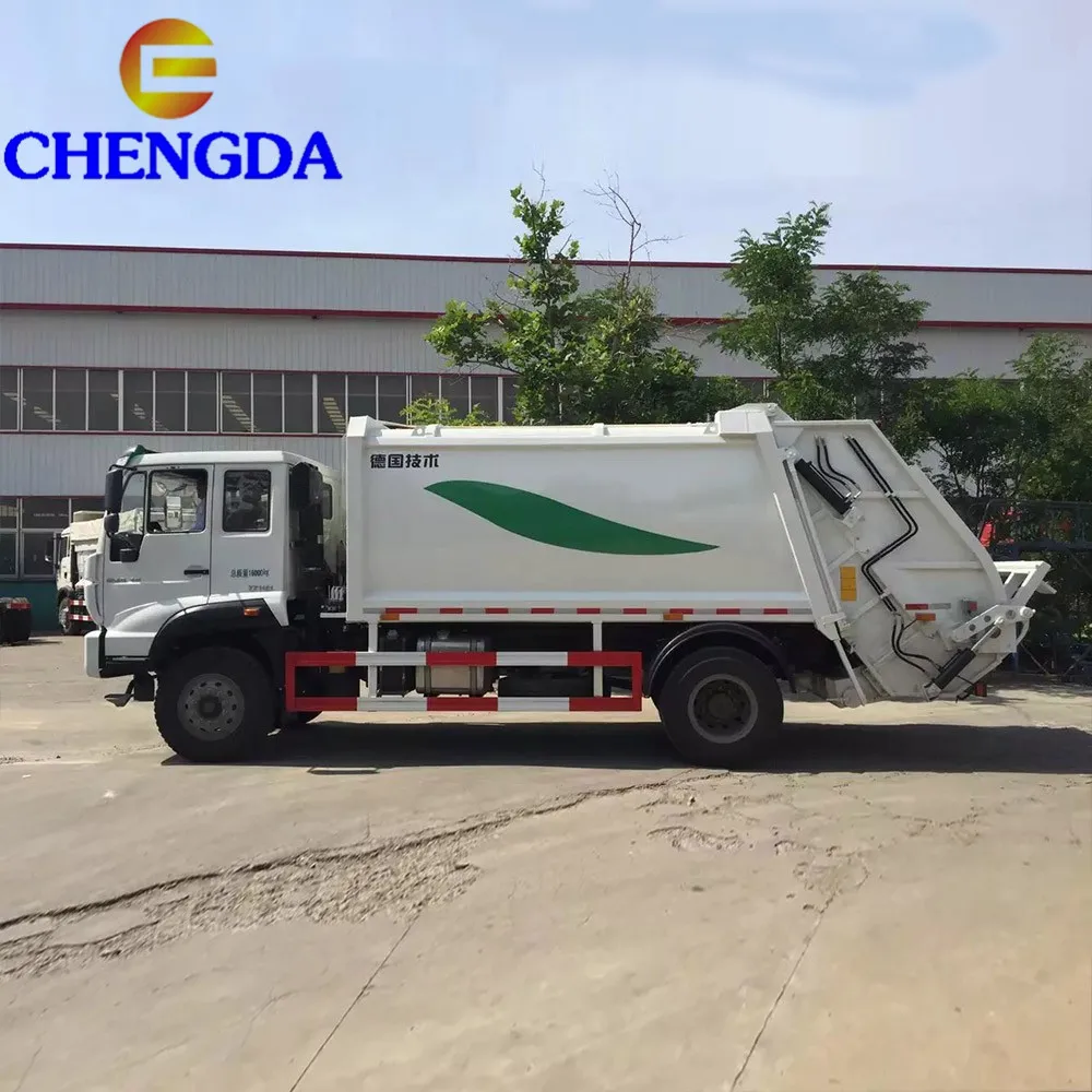 Used Howo Waste Management Garbage Transporting Trucks 15m3 Garbage Compactor Trucks