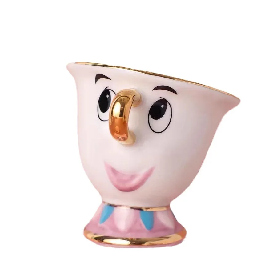 Lelyi Beauty and the Beast Teapot Archie Ceramic Cup olate and Saucer Set Painted porcelain Teapot teacup Mrs Potters