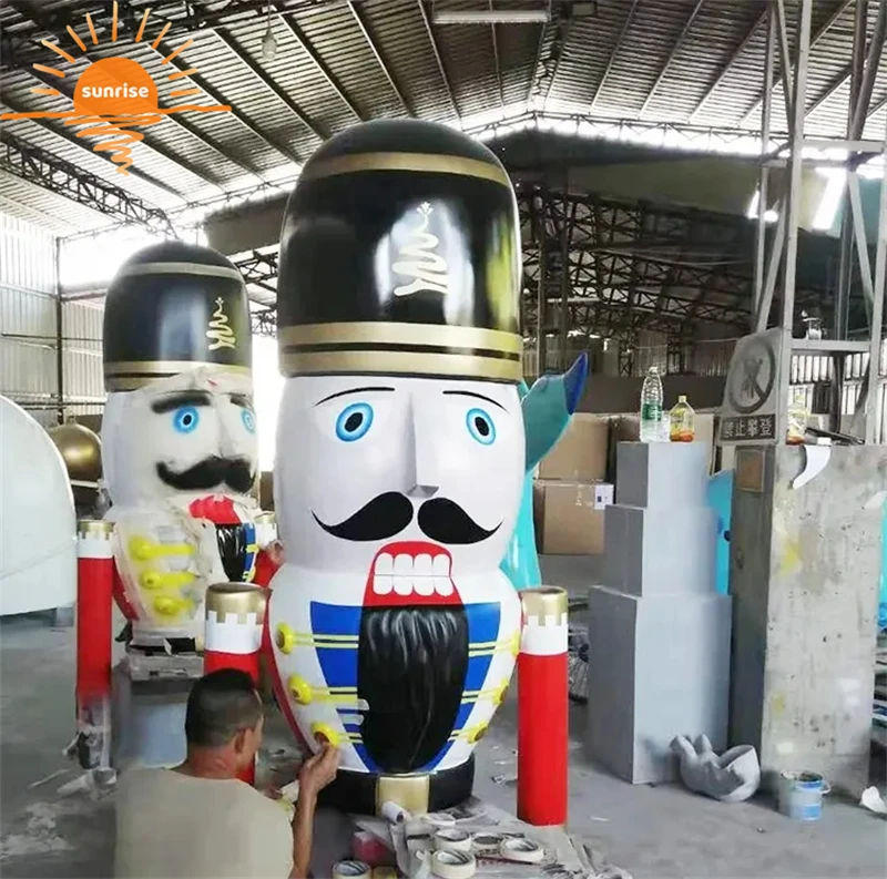 Giant Christmas Nutcracker Soldier Commercial-Grade Nutcracker Decoration for the Holiday Season