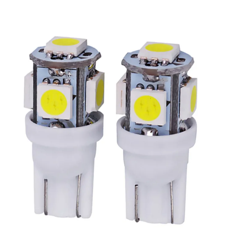 Wholesale price quality assurance super brightness auto 194 /T10 led bulb 5smd led wide angle wedge base