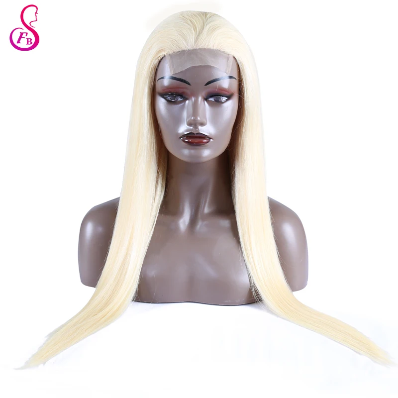 150 180 Density HD Lace 613 Blonde Straight Hair 13*4 Lace Front Human Hair Wigs