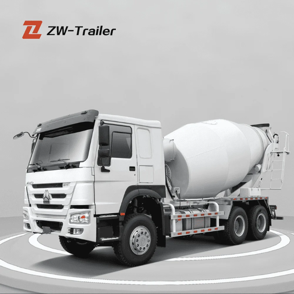 10 Cubic 371hp 10 wheel  6x4  howo concrete mixer truck cement truck mixer Used Concrete Mixer Truck