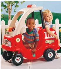 Little four wheel kids ride on car