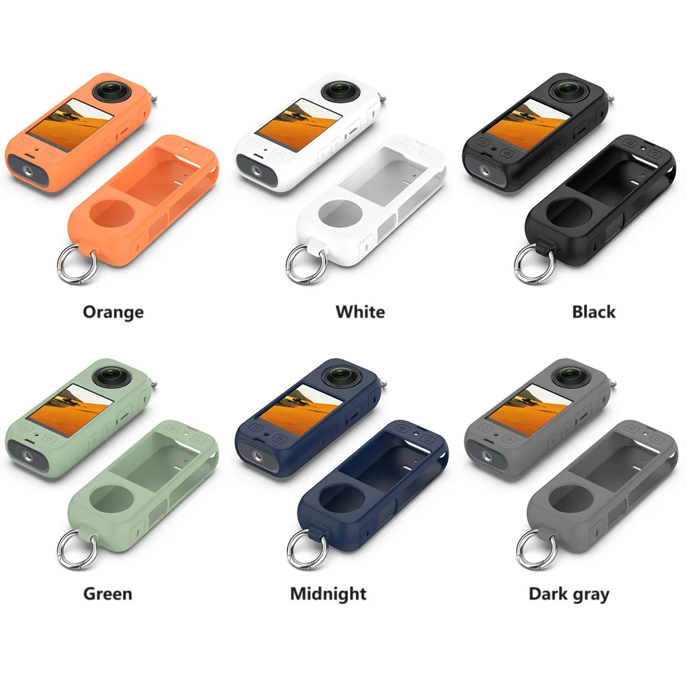 High-quality Panoramic Action Protective Case For Insta360 X4 Camera Silicone Case For Insta 360 X3 Camera Protector Accessories