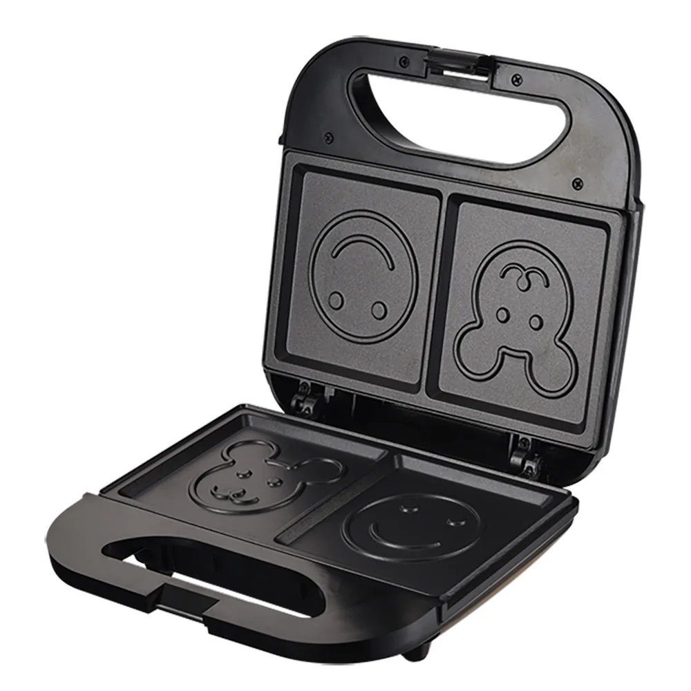 Electric Sandwich Maker with Non-Stick Plate Indoor Breakfast Grill Bread Toaster Panini Maker