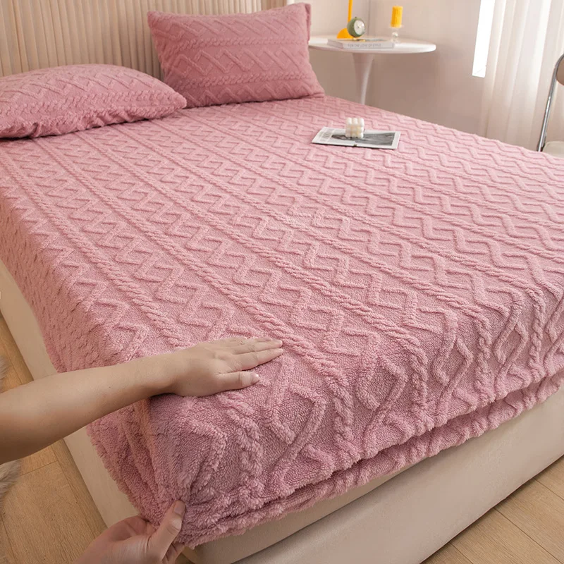 Custom Fitted Bed Sheet Sets, Washable, Hypoallergenic, 100% Velvet, Soft and Cozy