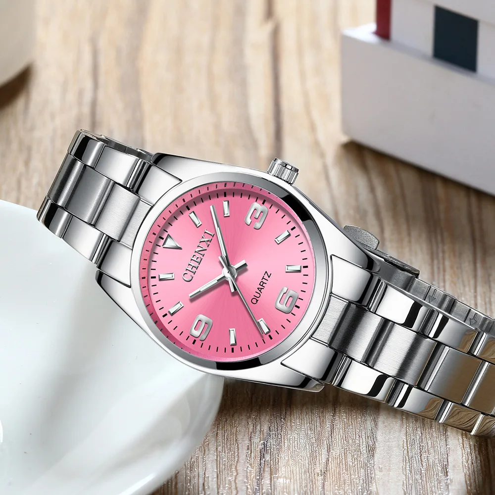CHENXI 003A Factory Custom Logo Watches Couple Fashion Quartz Wrist Watch Cheap Prices Low Clock Hand Watch