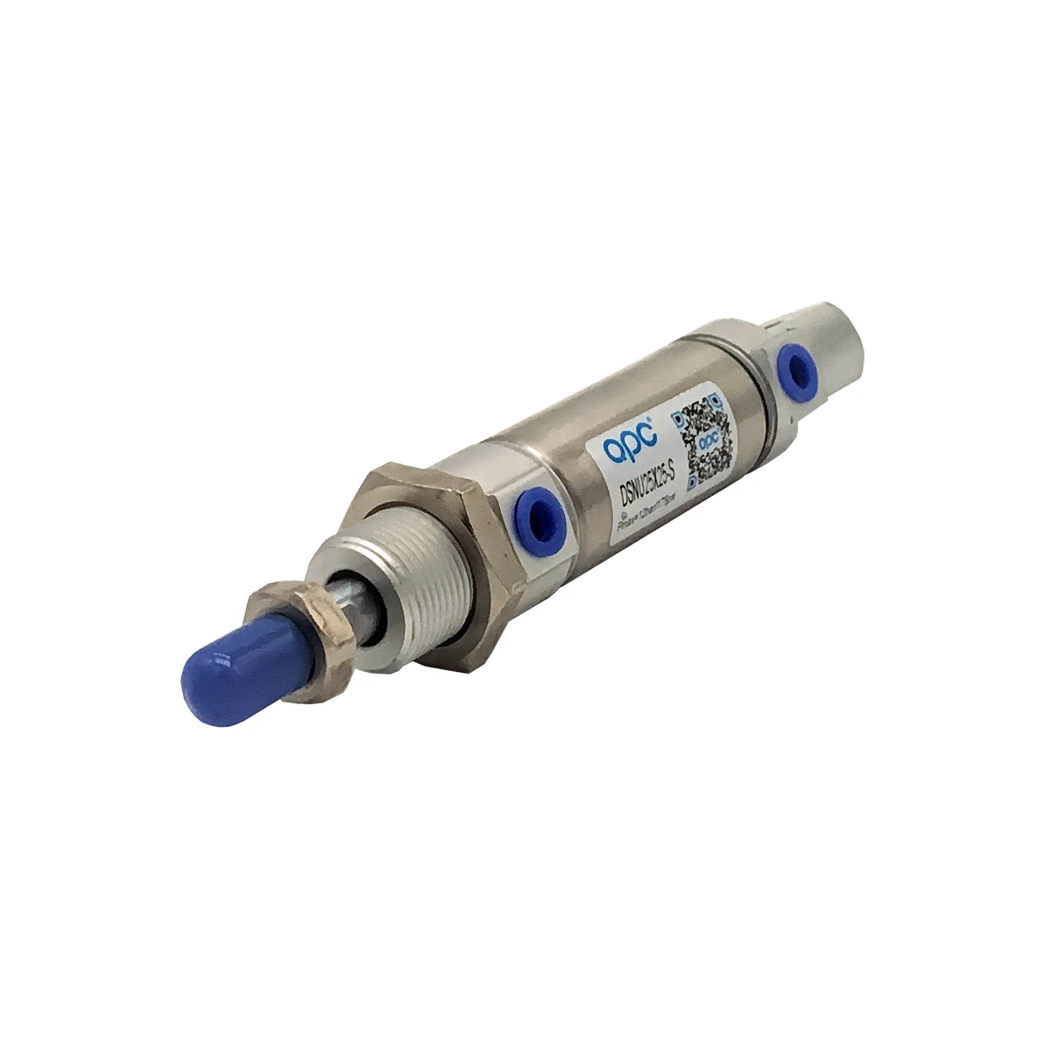 QPC DSN/DSNU series with ISO6432 standard stainless steel small pneumatic air cylinder Aluminum Alloy Pneumatic Cylinder