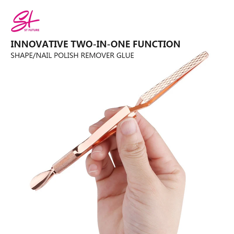 ST Future Stainless Steel Nail Art Manicure Tools Shaping Tweezers Cross Nail Clip  for Acrylic UV Gel Shaping Pinchers