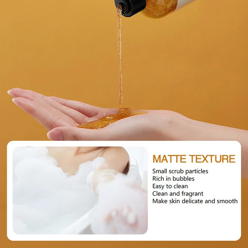 Private Label Natural Organic Body Wash Scrub Fruit Flavor Lightening Whitening Perfume Shower Gel Bath Gift Set For Women