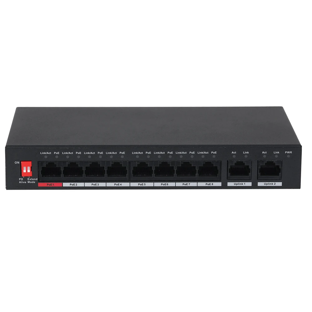 PFS3010-8ET-96 10-Port Unmanaged Desktop Switch with 8-Port PoE DH original 2022 Hot Sale